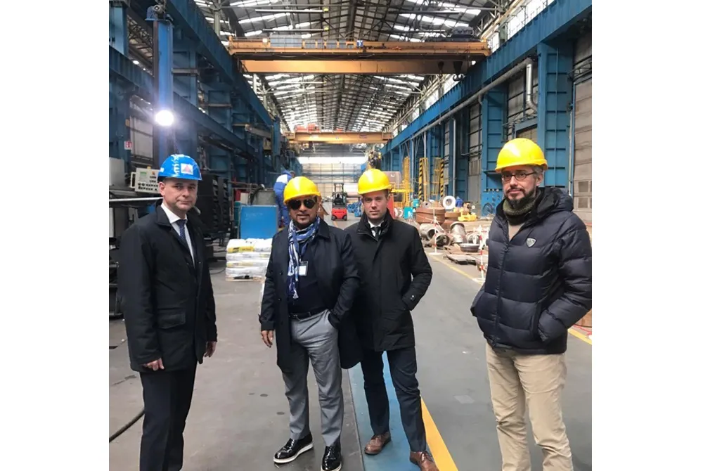 Gallery Visiting fabrication of Turbine Machine in Italy our partner in Turbine Machine ATB RIVA CALZONI <br> 1 1