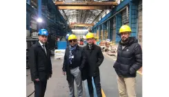 Visiting fabrication of Turbine Machine in Italy our partner in Turbine Machine ATB RIVA CALZONI 