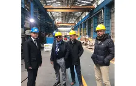 Visiting fabrication of Turbine Machine in Italy our partner in Turbine Machine ATB RIVA CALZONI 